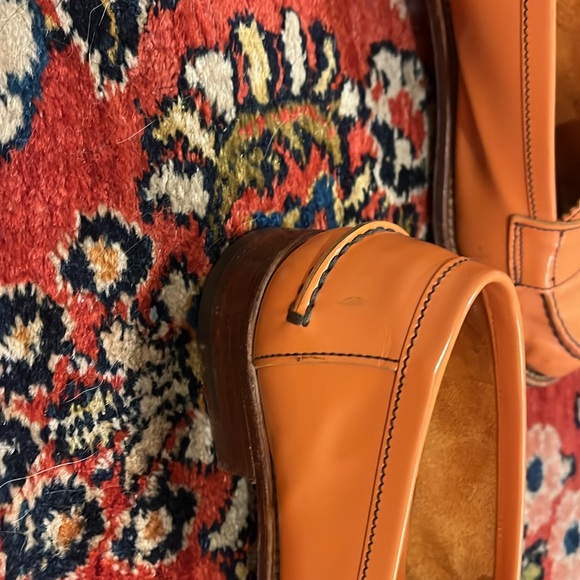 PRADA orange penny loafer S/S runway 2005 size 36 - Picture 3 of 12